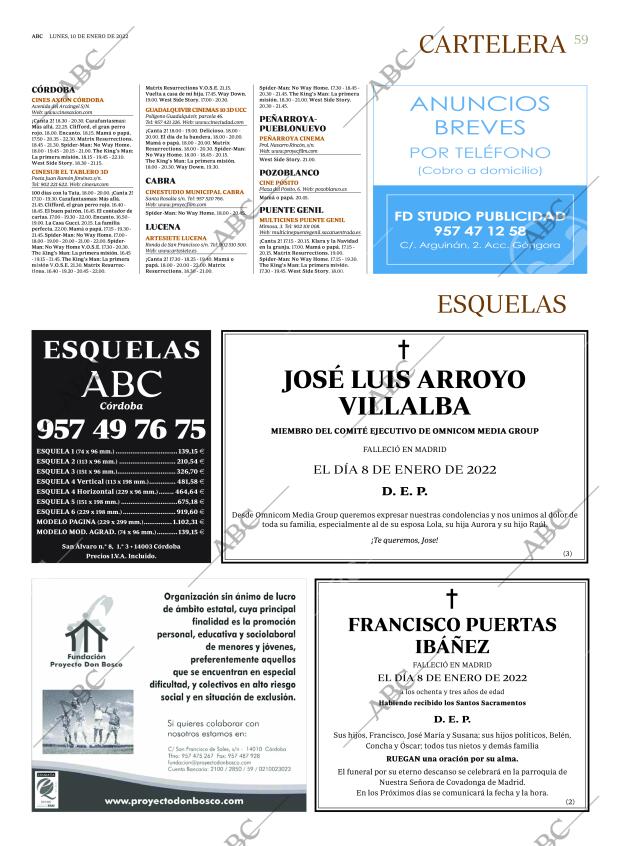 ABC CORDOBA 10-01-2022 página 59
