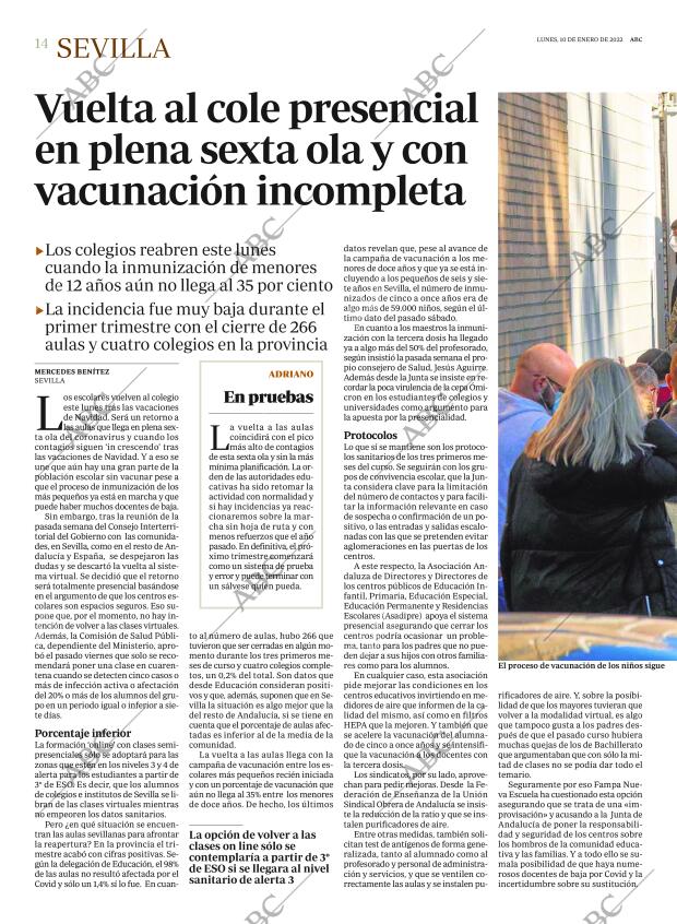 ABC SEVILLA 10-01-2022 página 14
