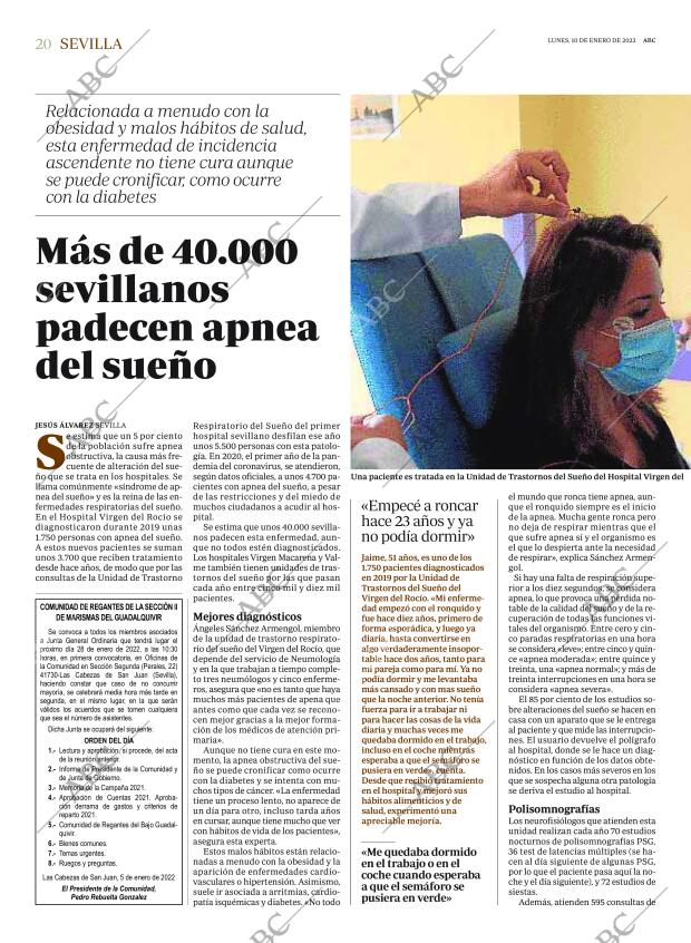 ABC SEVILLA 10-01-2022 página 20