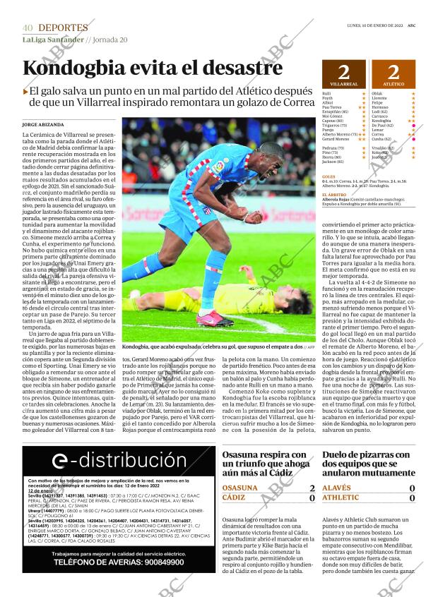 ABC SEVILLA 10-01-2022 página 40