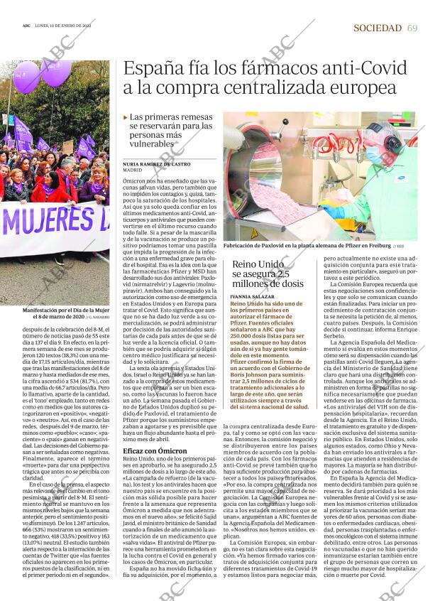 ABC SEVILLA 10-01-2022 página 69