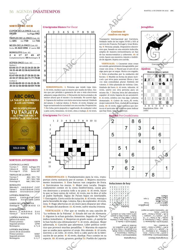 ABC MADRID 11-01-2022 página 56