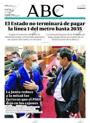 ABC SEVILLA 11-01-2022 página 1