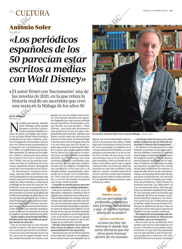 ABC SEVILLA 11-01-2022 página 54