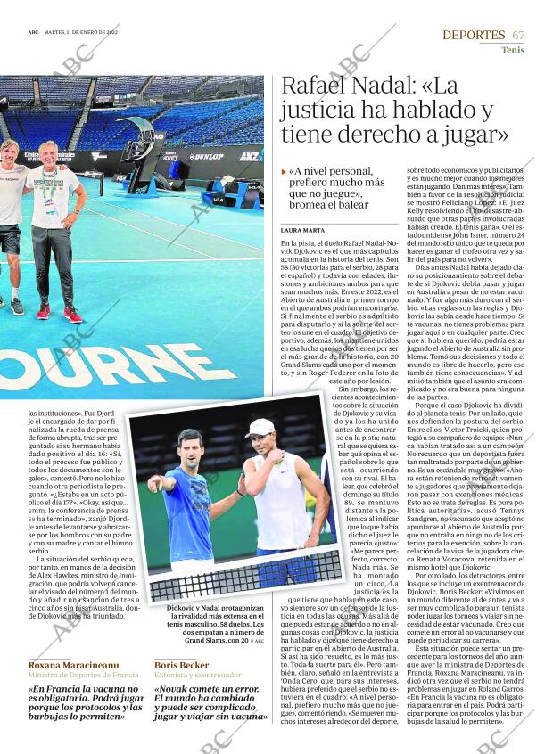 ABC SEVILLA 11-01-2022 página 67