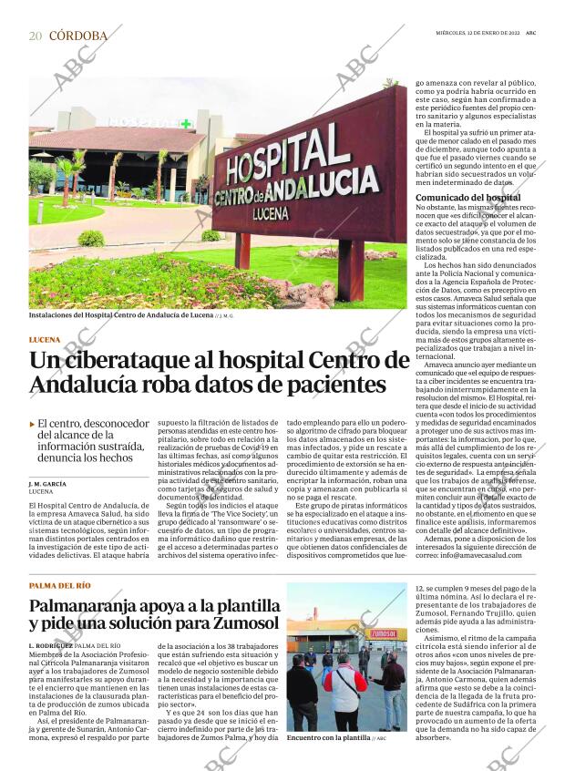 ABC CORDOBA 12-01-2022 página 20