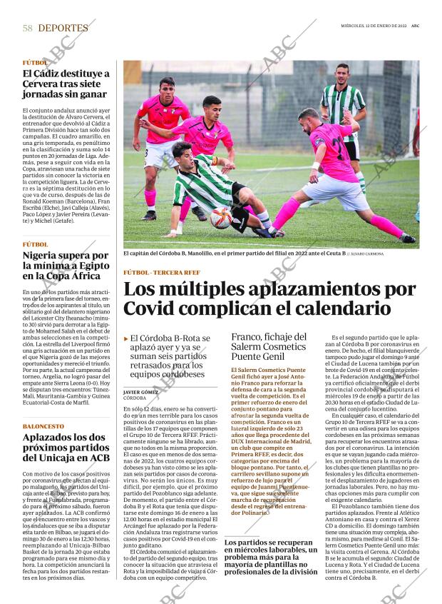ABC CORDOBA 12-01-2022 página 58