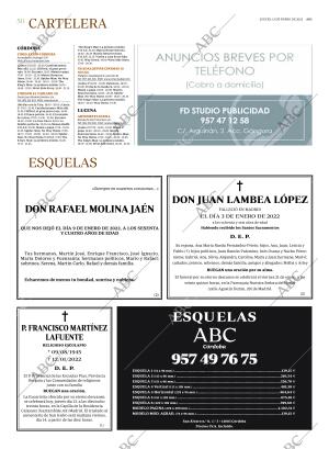ABC CORDOBA 13-01-2022 página 50