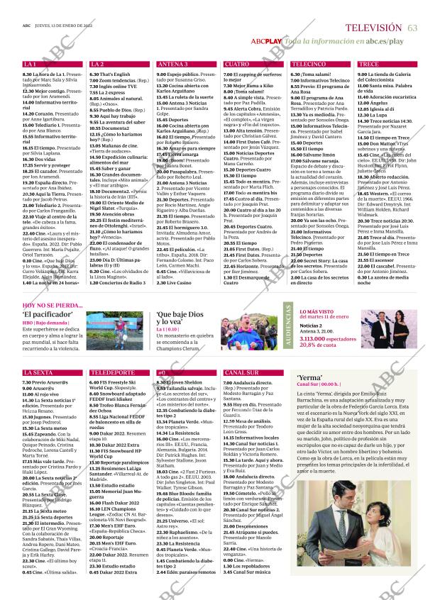 ABC CORDOBA 13-01-2022 página 63