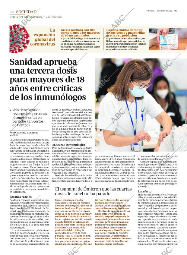 ABC CORDOBA 14-01-2022 página 44