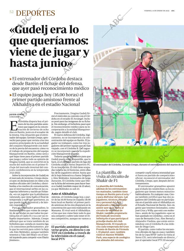 ABC CORDOBA 14-01-2022 página 52