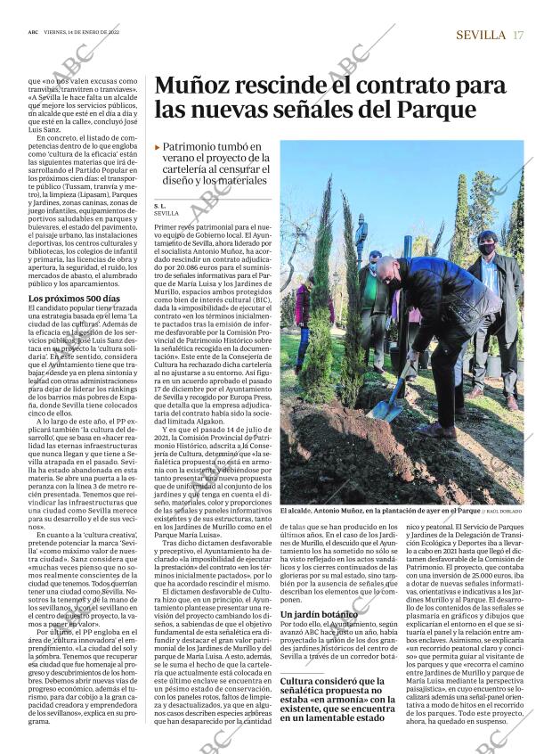 ABC SEVILLA 14-01-2022 página 17