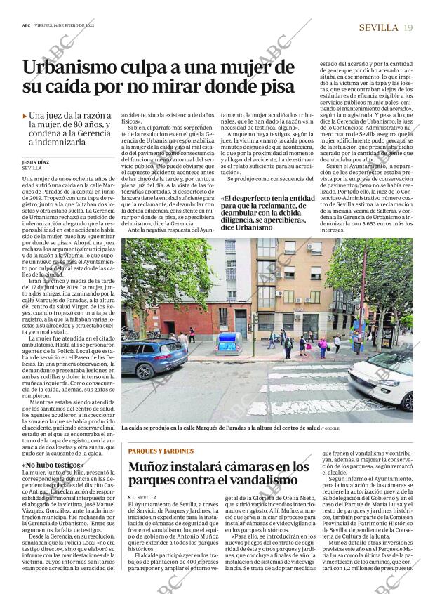 ABC SEVILLA 14-01-2022 página 19