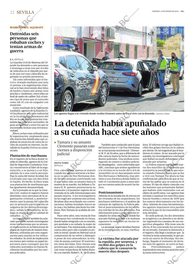 ABC SEVILLA 14-01-2022 página 22