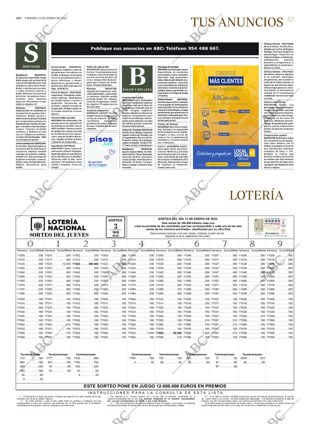 ABC SEVILLA 14-01-2022 página 57
