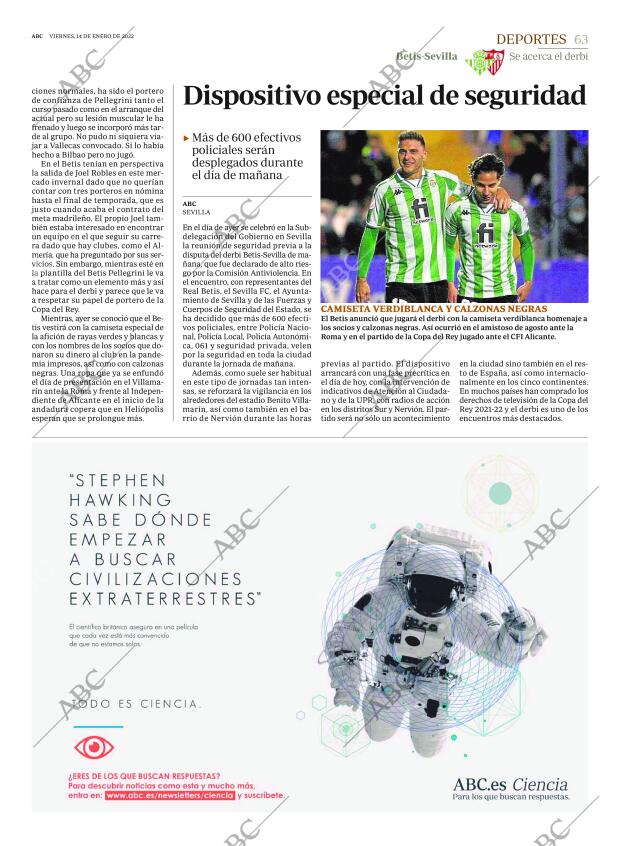 ABC SEVILLA 14-01-2022 página 63