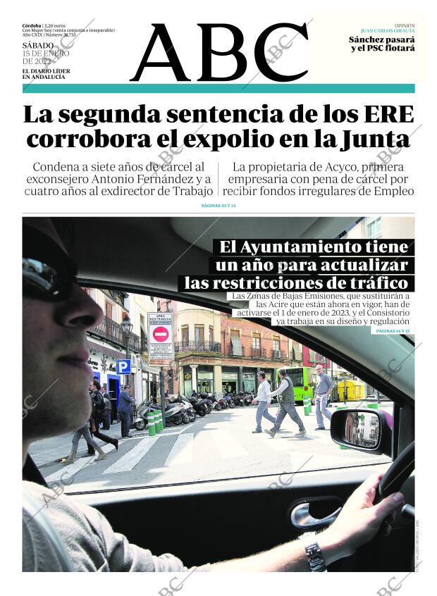 ABC CORDOBA 15-01-2022 página 1