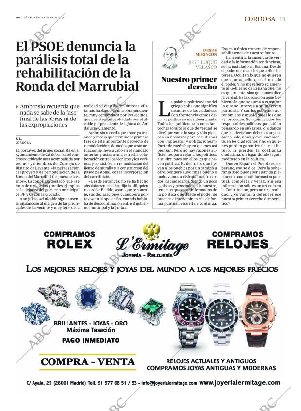 ABC CORDOBA 15-01-2022 página 19