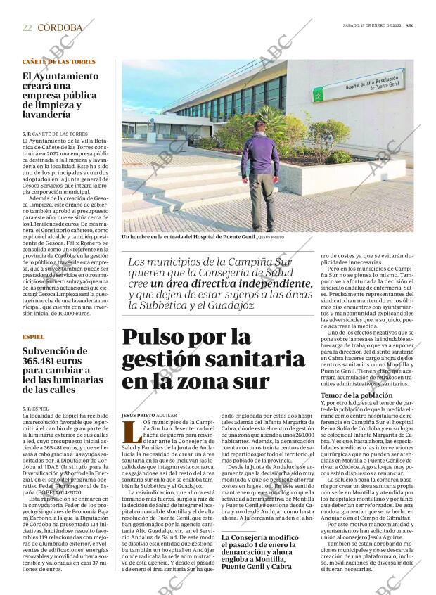 ABC CORDOBA 15-01-2022 página 22