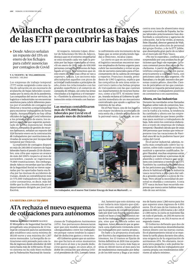 ABC CORDOBA 15-01-2022 página 45