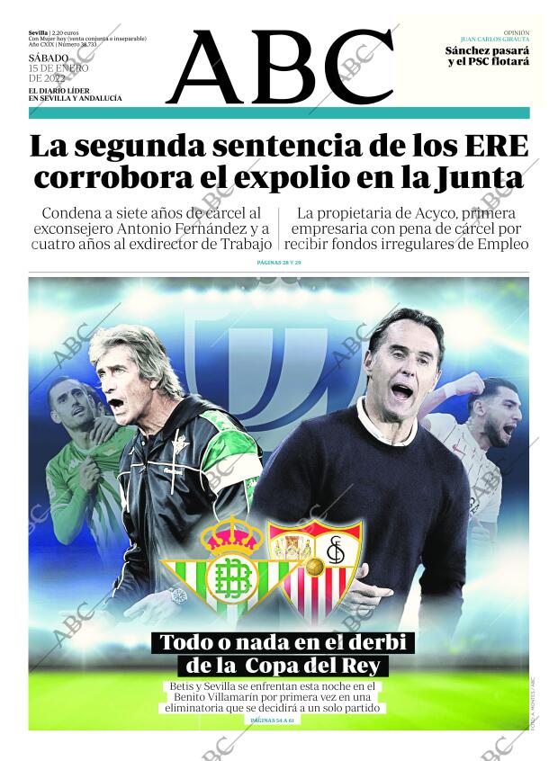 ABC SEVILLA 15-01-2022 página 1