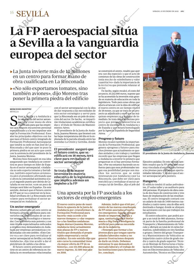 ABC SEVILLA 15-01-2022 página 16