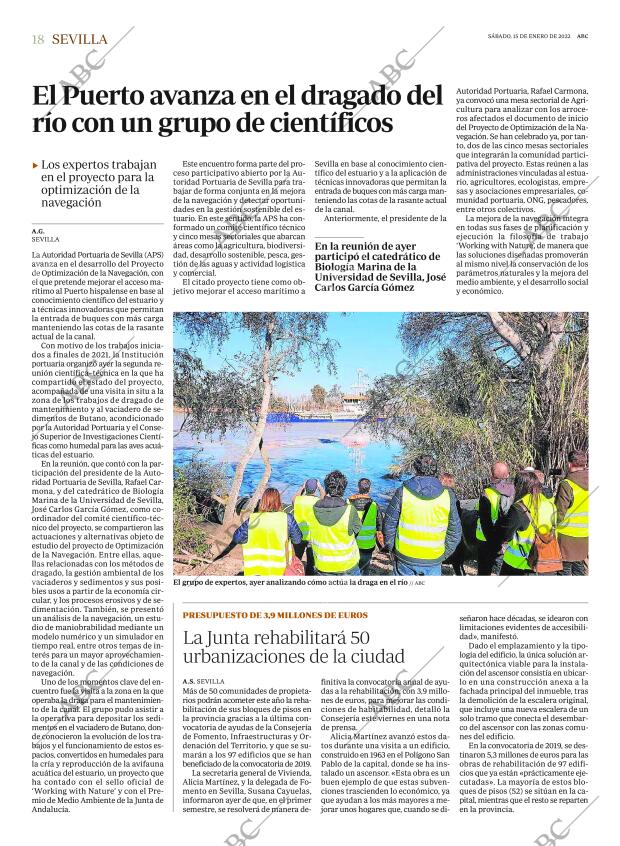 ABC SEVILLA 15-01-2022 página 18
