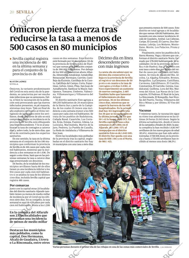 ABC SEVILLA 15-01-2022 página 20