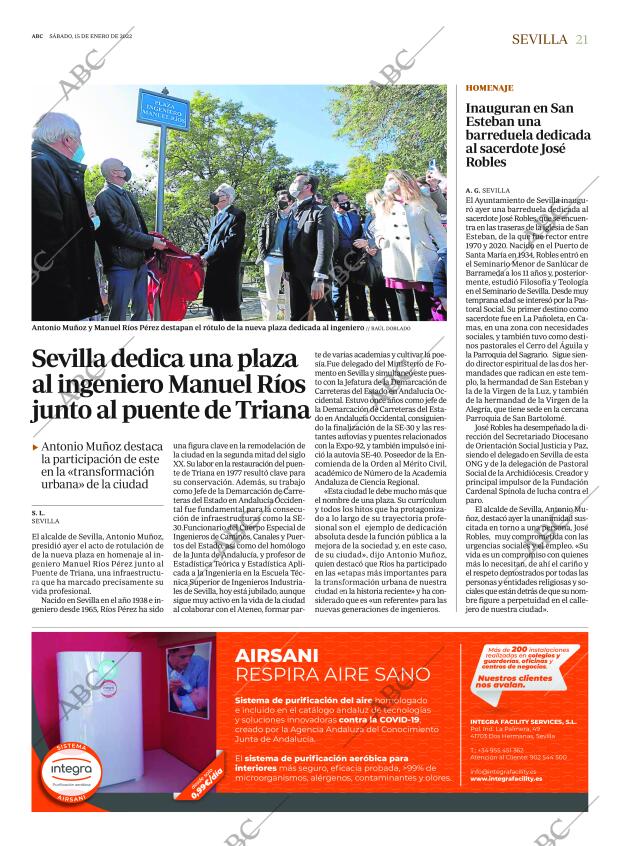ABC SEVILLA 15-01-2022 página 21