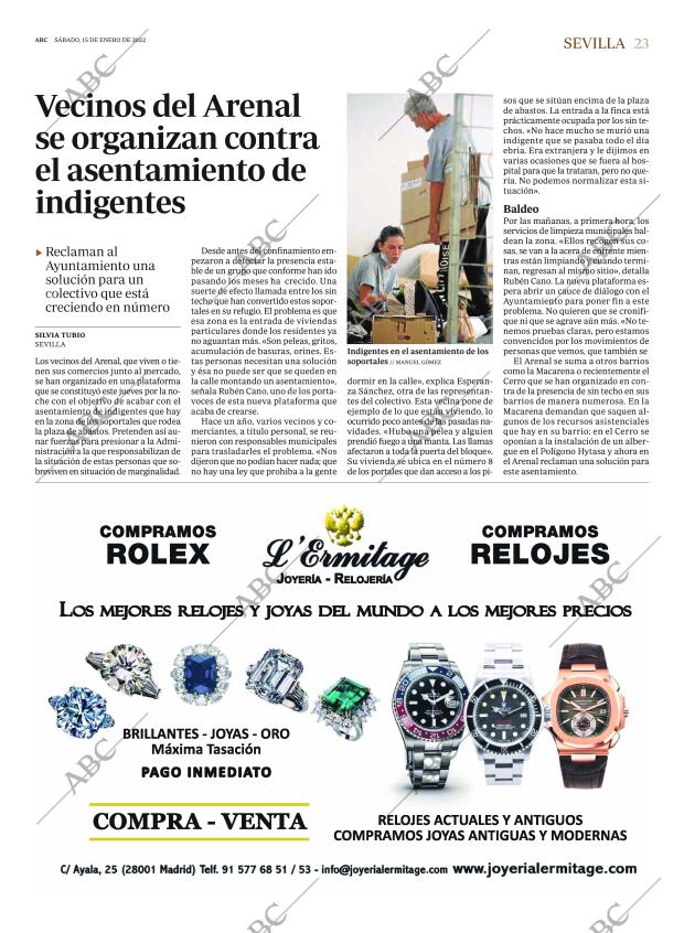 ABC SEVILLA 15-01-2022 página 23