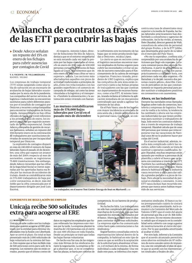 ABC SEVILLA 15-01-2022 página 42