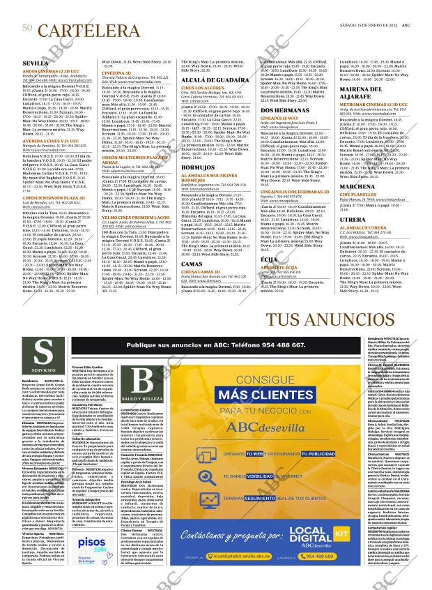 ABC SEVILLA 15-01-2022 página 50