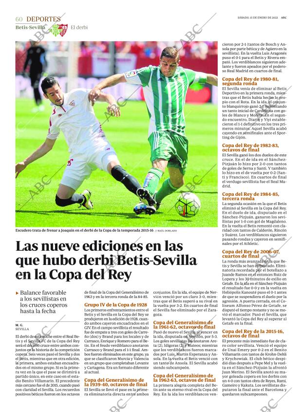 ABC SEVILLA 15-01-2022 página 60
