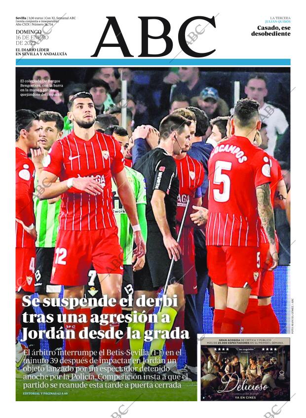 ABC SEVILLA 16-01-2022 página 1