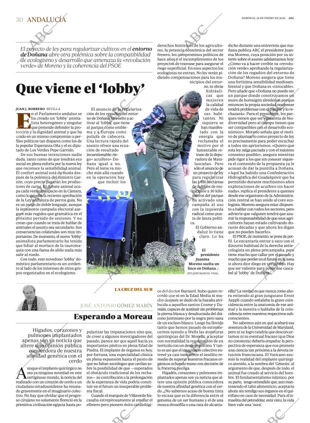 ABC SEVILLA 16-01-2022 página 30