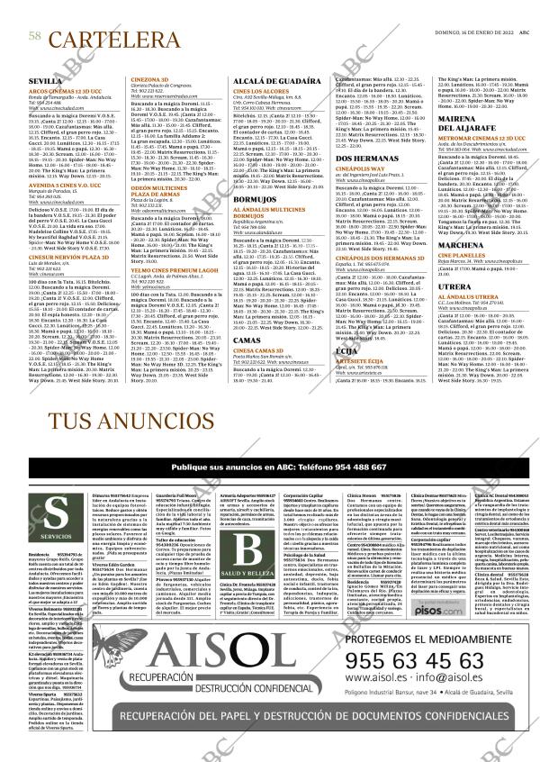 ABC SEVILLA 16-01-2022 página 58