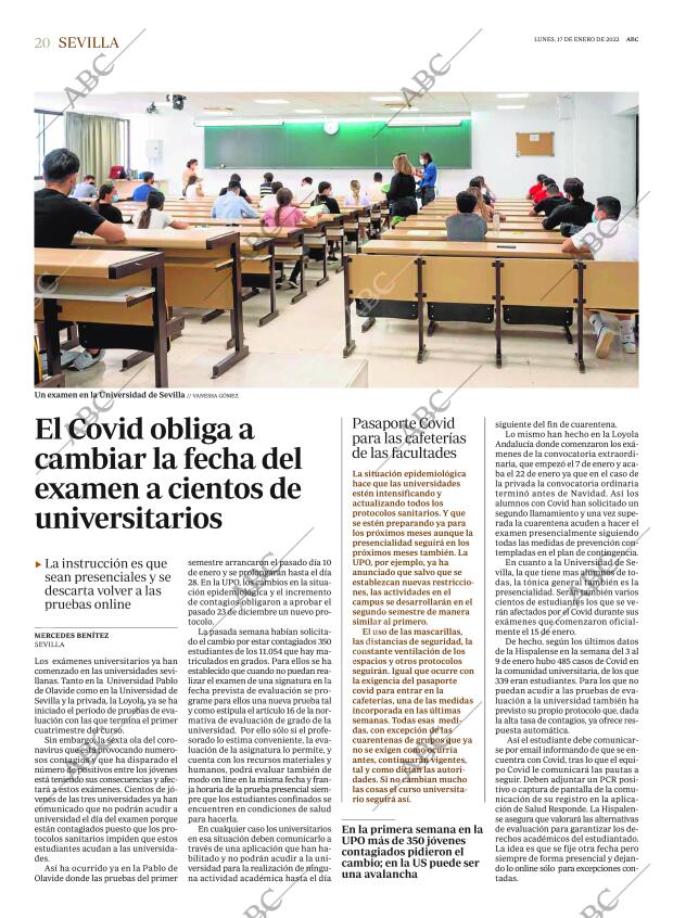 ABC SEVILLA 17-01-2022 página 20