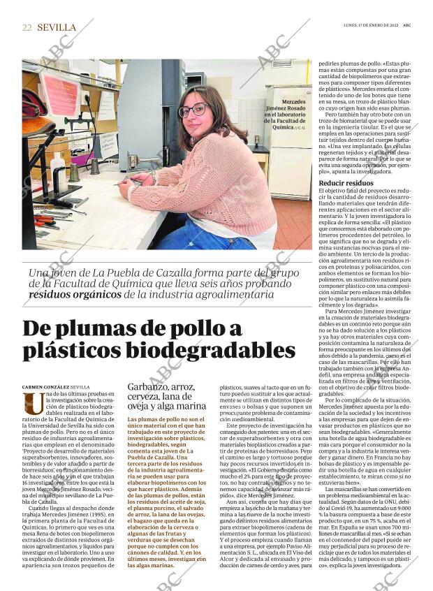ABC SEVILLA 17-01-2022 página 22