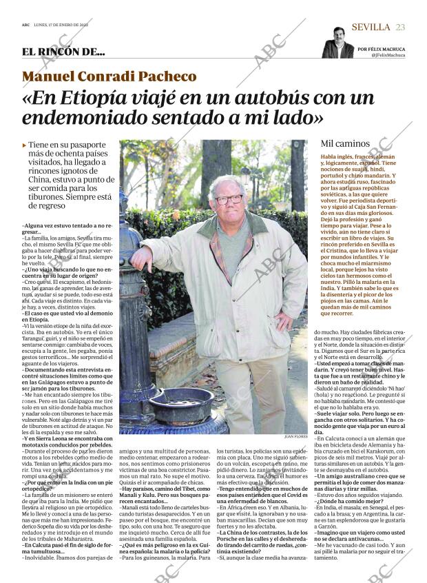 ABC SEVILLA 17-01-2022 página 23