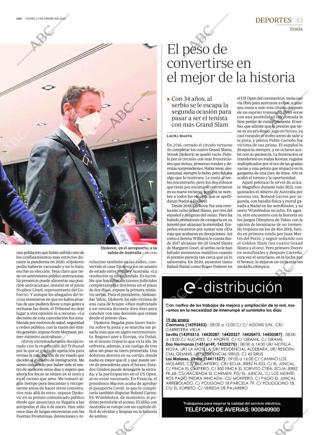 ABC SEVILLA 17-01-2022 página 43