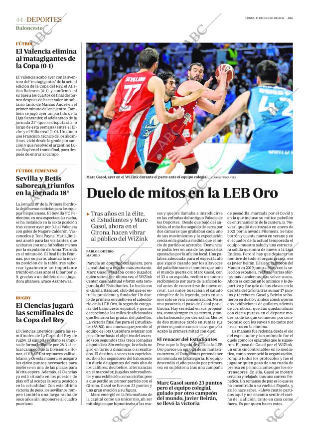 ABC SEVILLA 17-01-2022 página 44