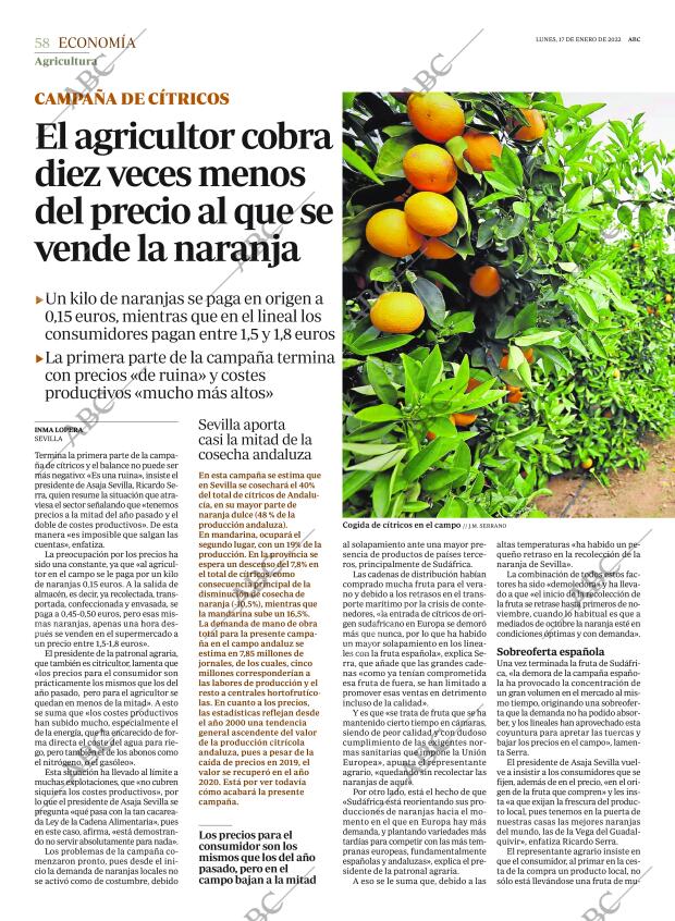 ABC SEVILLA 17-01-2022 página 58