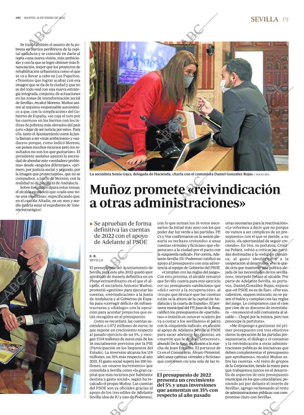 ABC SEVILLA 18-01-2022 página 19