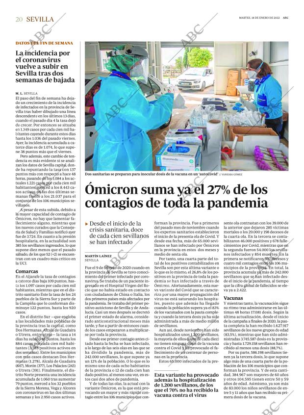 ABC SEVILLA 18-01-2022 página 20