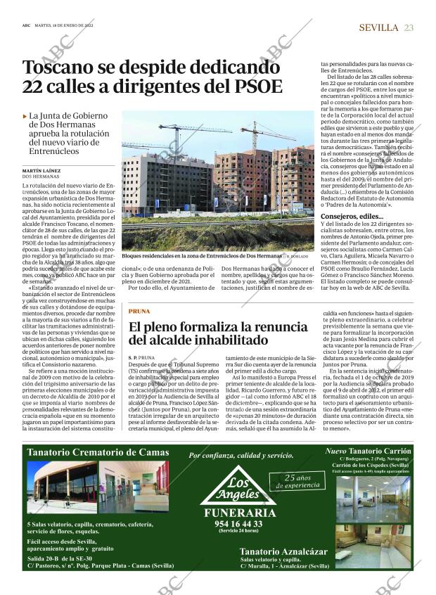 ABC SEVILLA 18-01-2022 página 23