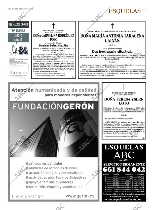ABC SEVILLA 18-01-2022 página 57