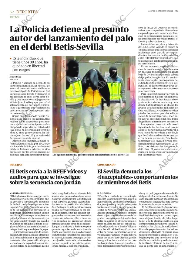 ABC SEVILLA 18-01-2022 página 62