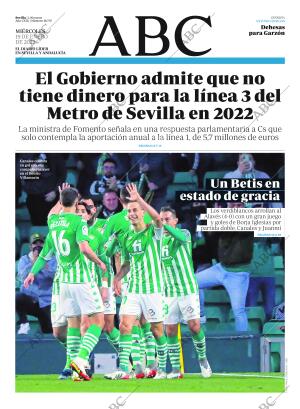 ABC SEVILLA 19-01-2022 página 1
