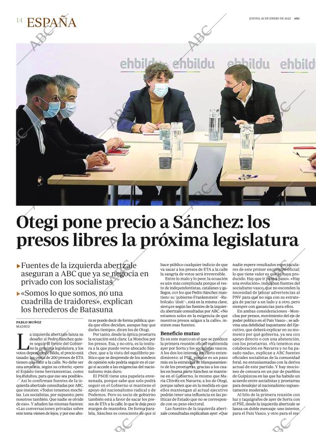 ABC MADRID 20-01-2022 página 14