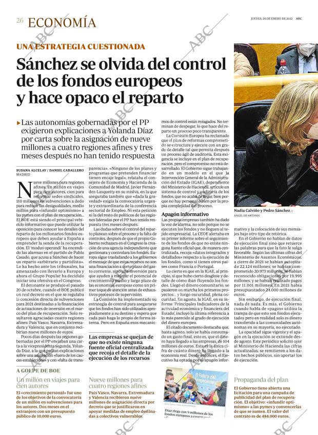 ABC MADRID 20-01-2022 página 26